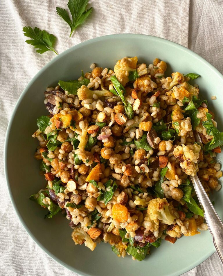 Barley Salad with Roasted Vegetables - Monday Dreams